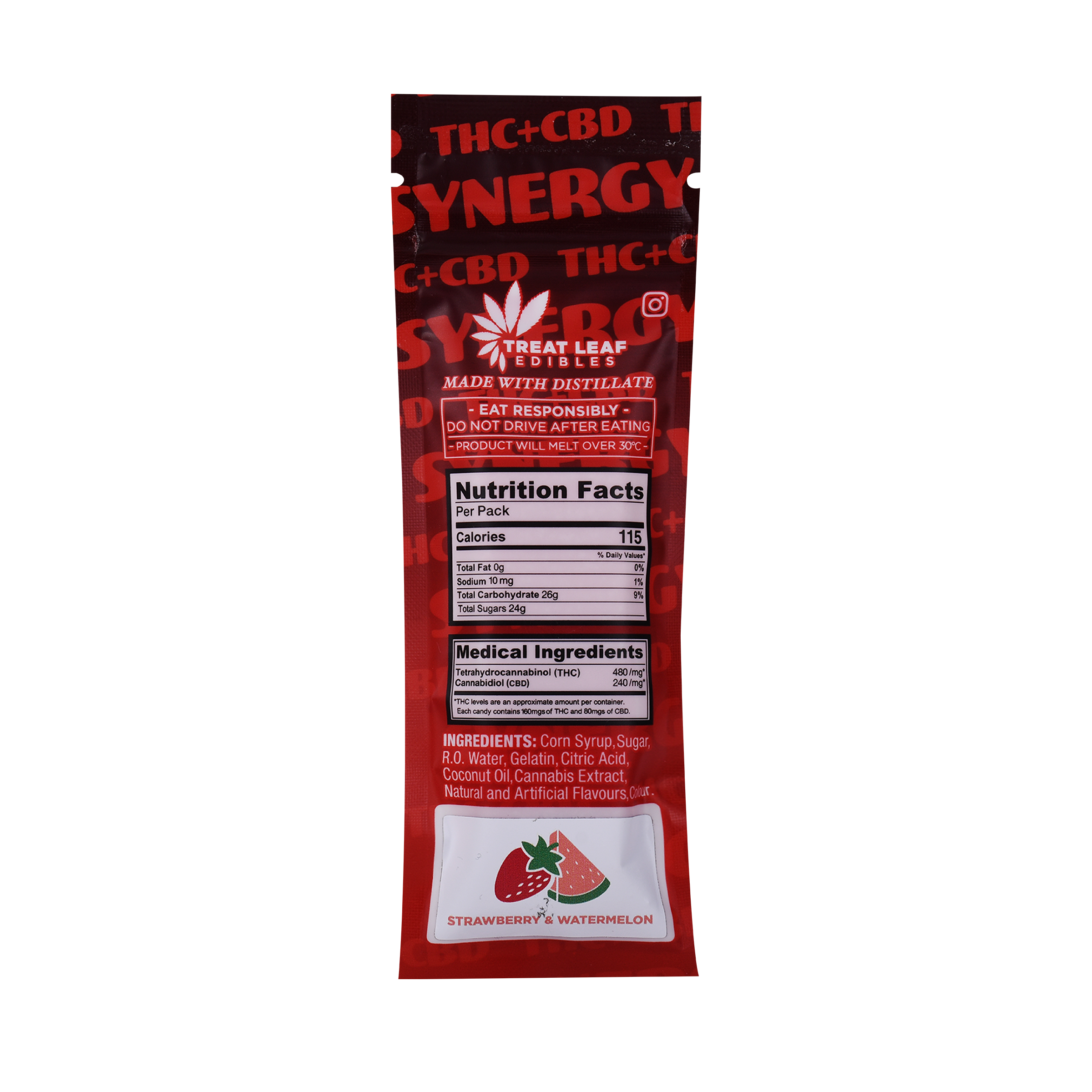 3 Pack 160mg THC / 80mg CBD Gummies - Image 2